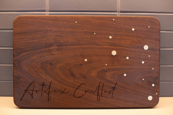 Walnut + Brass Serving Board - Image 3