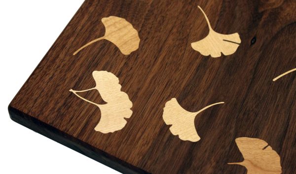 Ginkgo Leaf Walnut Serving Board - Image 4