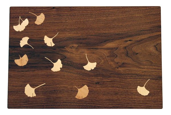 Ginkgo Leaf Walnut Serving Board - Image 3