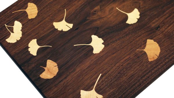 Ginkgo Leaf Walnut Serving Board - Image 2