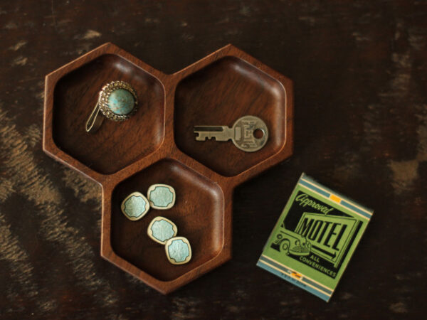 Triple Hexagon Valet Tray Organizer - Image 2