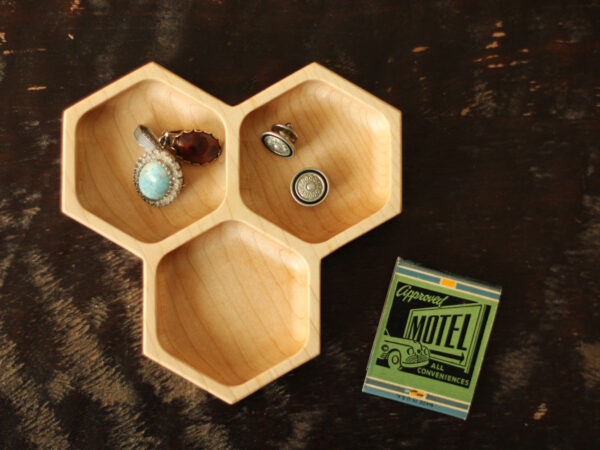 Triple Hexagon Valet Tray Organizer - Image 8