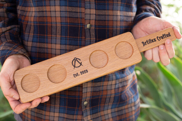 Personalized Beer Flight Paddle (4-Flight) - Image 2