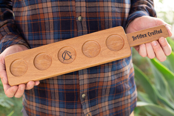 Personalized Beer Flight Paddle (5-Flight) - Image 2